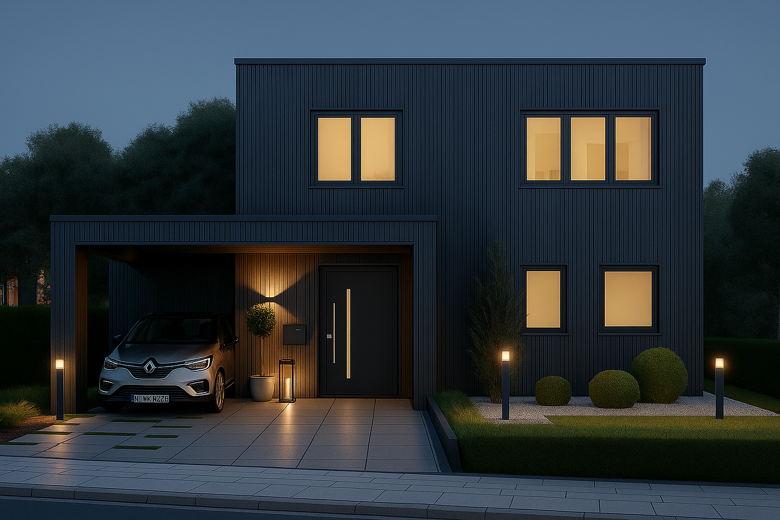 Prefab woning exterieur 128m2