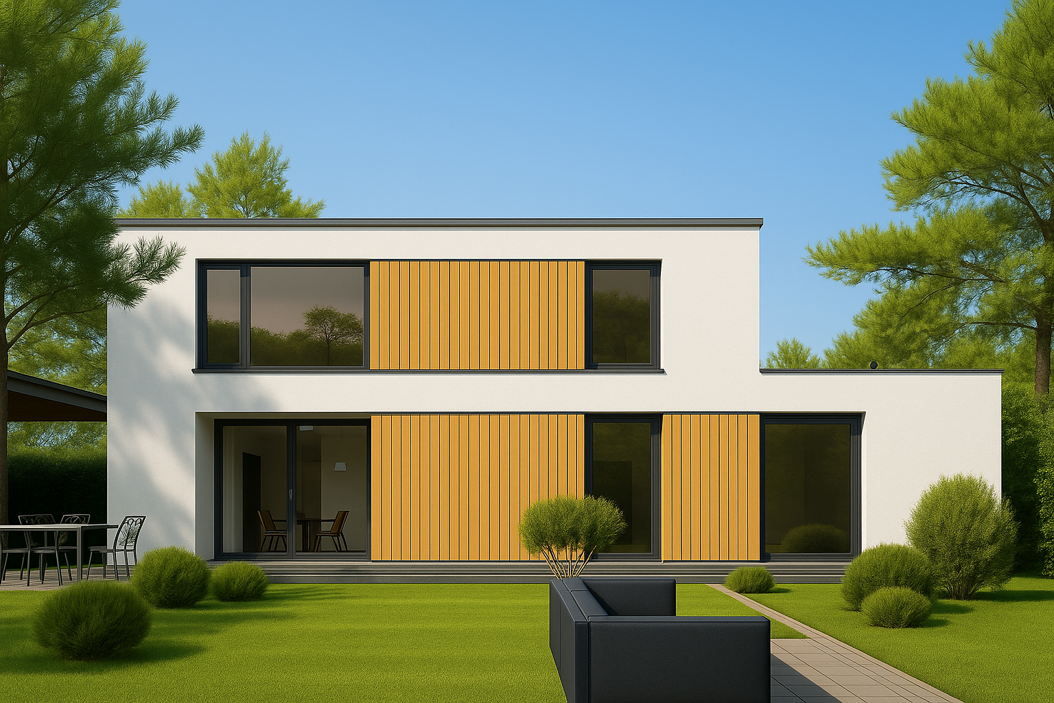 Prefab woning exterieur 180m2