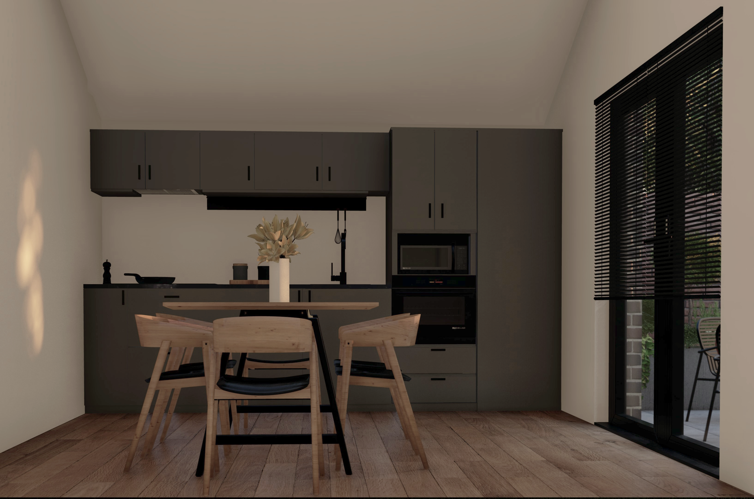 Prefab woning interieur keuken 84m2