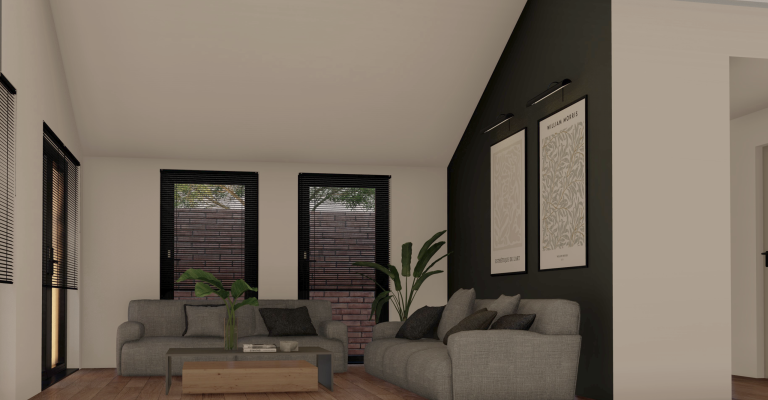 Prefab woning interieur 84m2