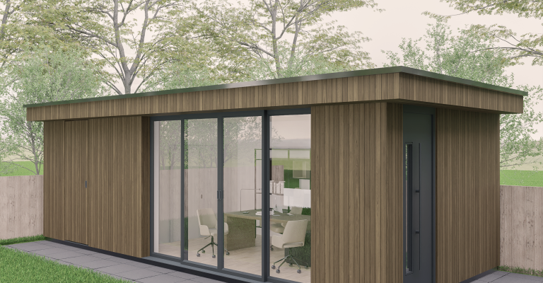 Tuinkantoor-exterieur